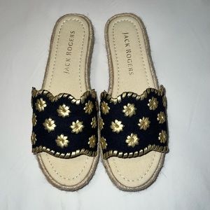 VGUC Jack Rogers Platform Espadrilles Size 8